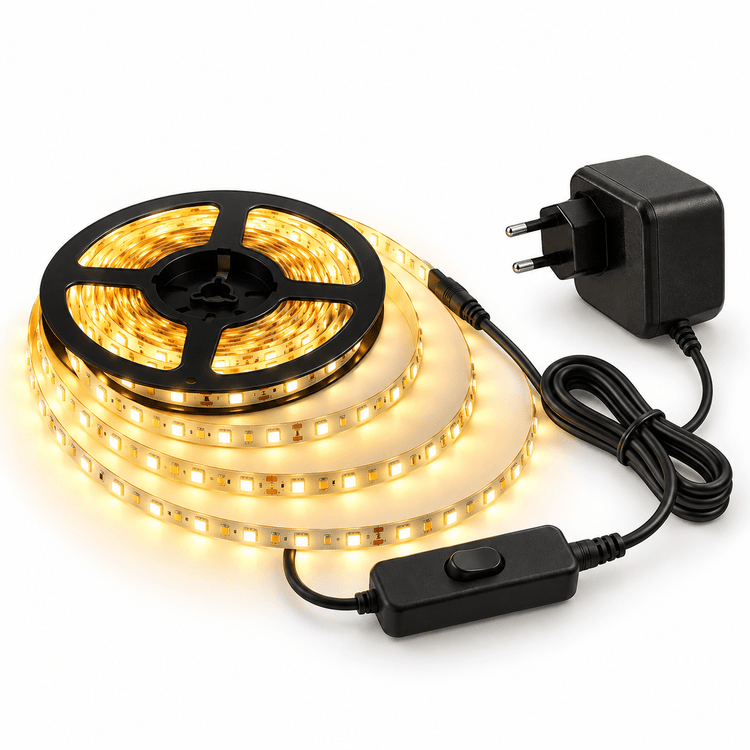 VOXIFY Adaptörlü Şerit LED – Gün Işığı / Beyaz - Voxify