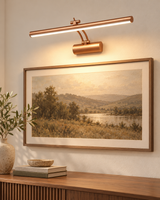 Rose Gold Flüt Aplik — konsol ve tablo üstü kullanım görselleştirmesi