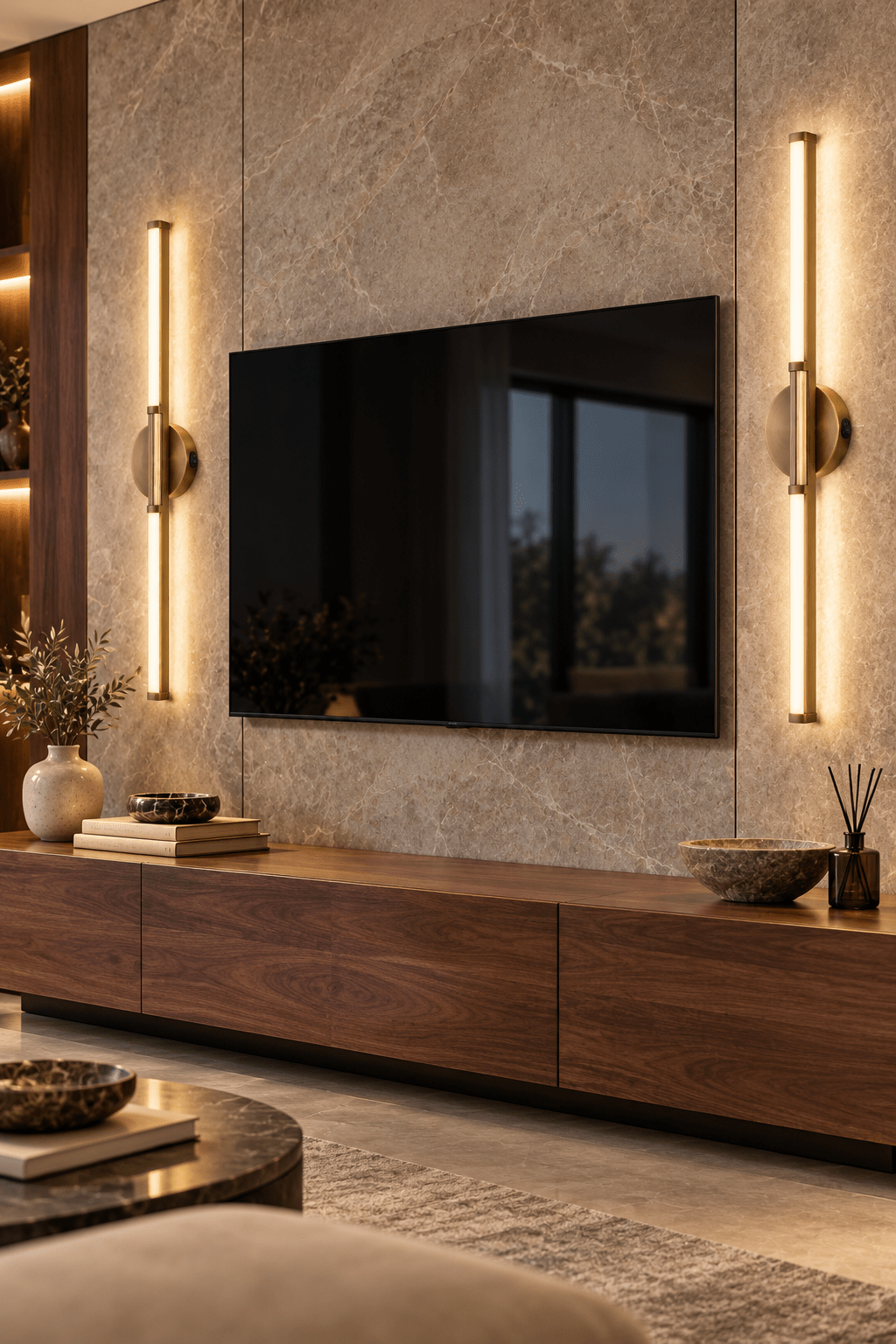 VOXIFY Pilli Çift Yönlü Duvar Apliği – Gold - Voxify