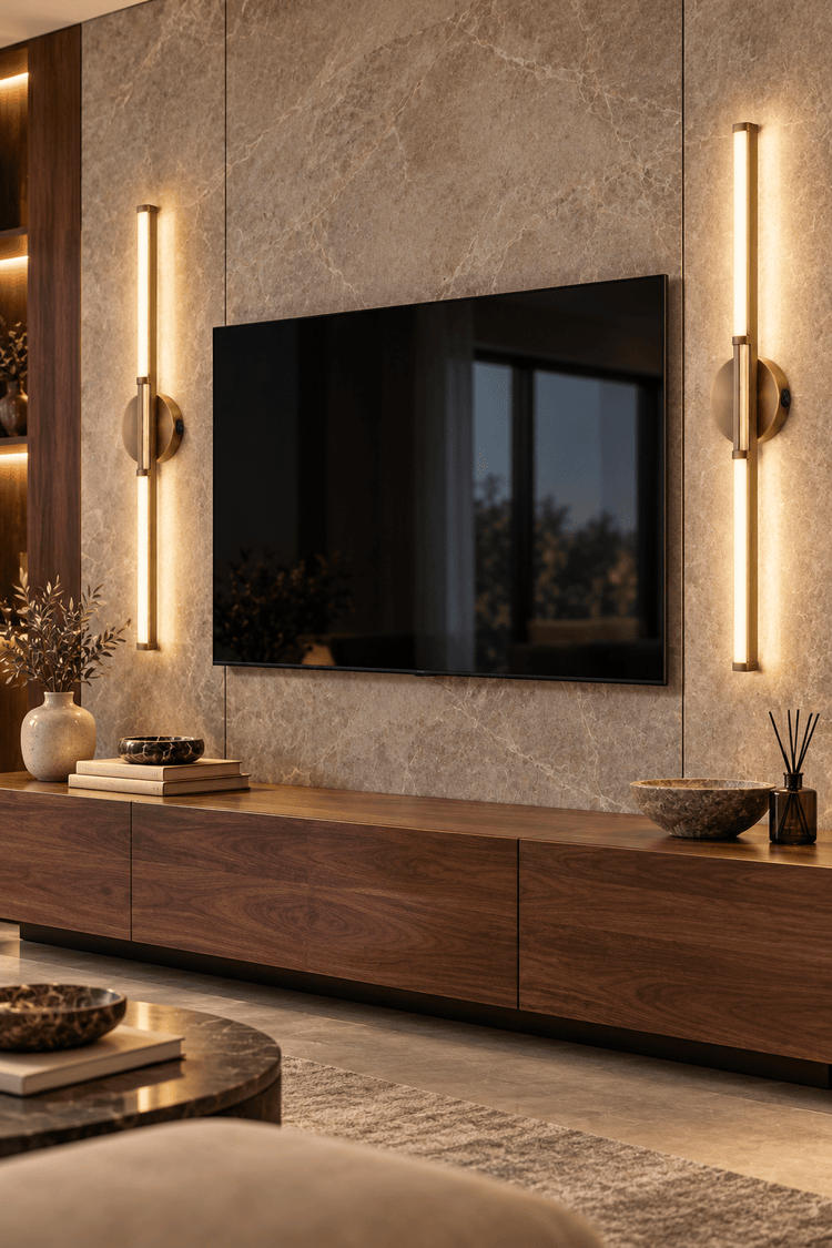 VOXIFY Pilli Çift Yönlü Duvar Apliği – Gold - Voxify