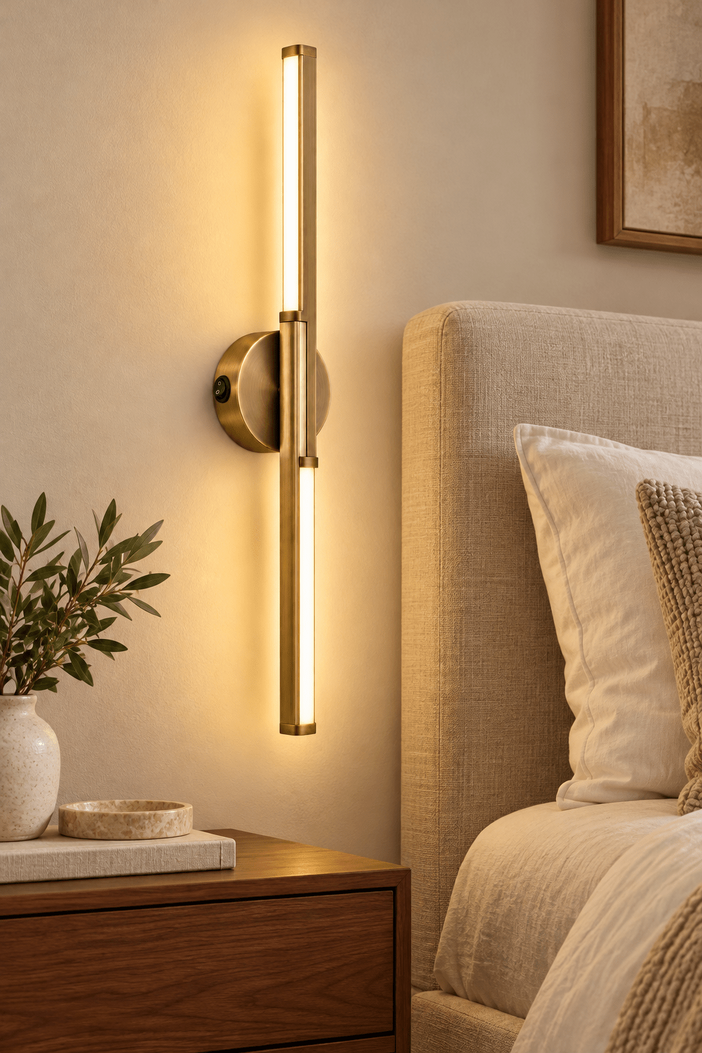 VOXIFY Pilli Çift Yönlü Duvar Apliği – Gold - Voxify
